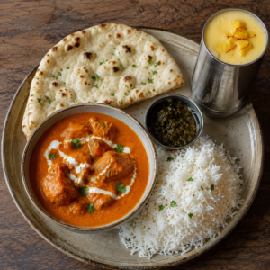 Best Combo - Butter Chicken Rice Bowl + Mango Lassi